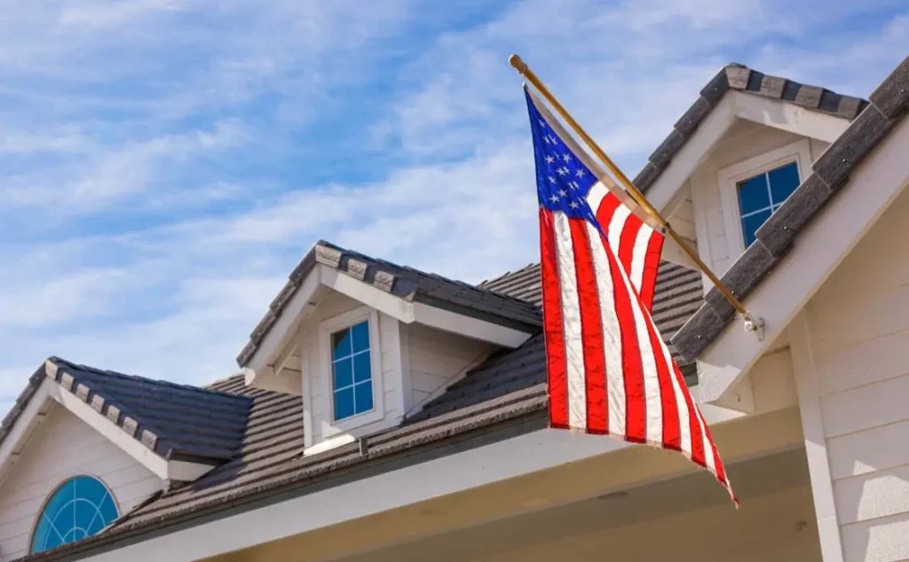 American Flag Aiding Veterans in Homeownership