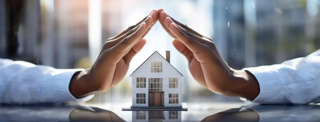 Homeowners insurance protecting a house investment during the home buying process