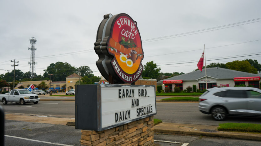 Sunrise Café near great neck virginia beach