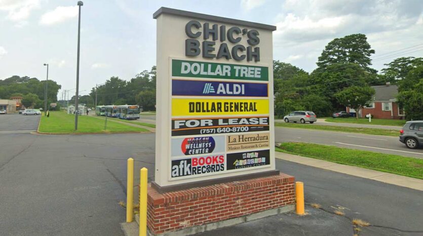 Chic’s Beach Shopping Center, Virginia Beach Near Chics Beach