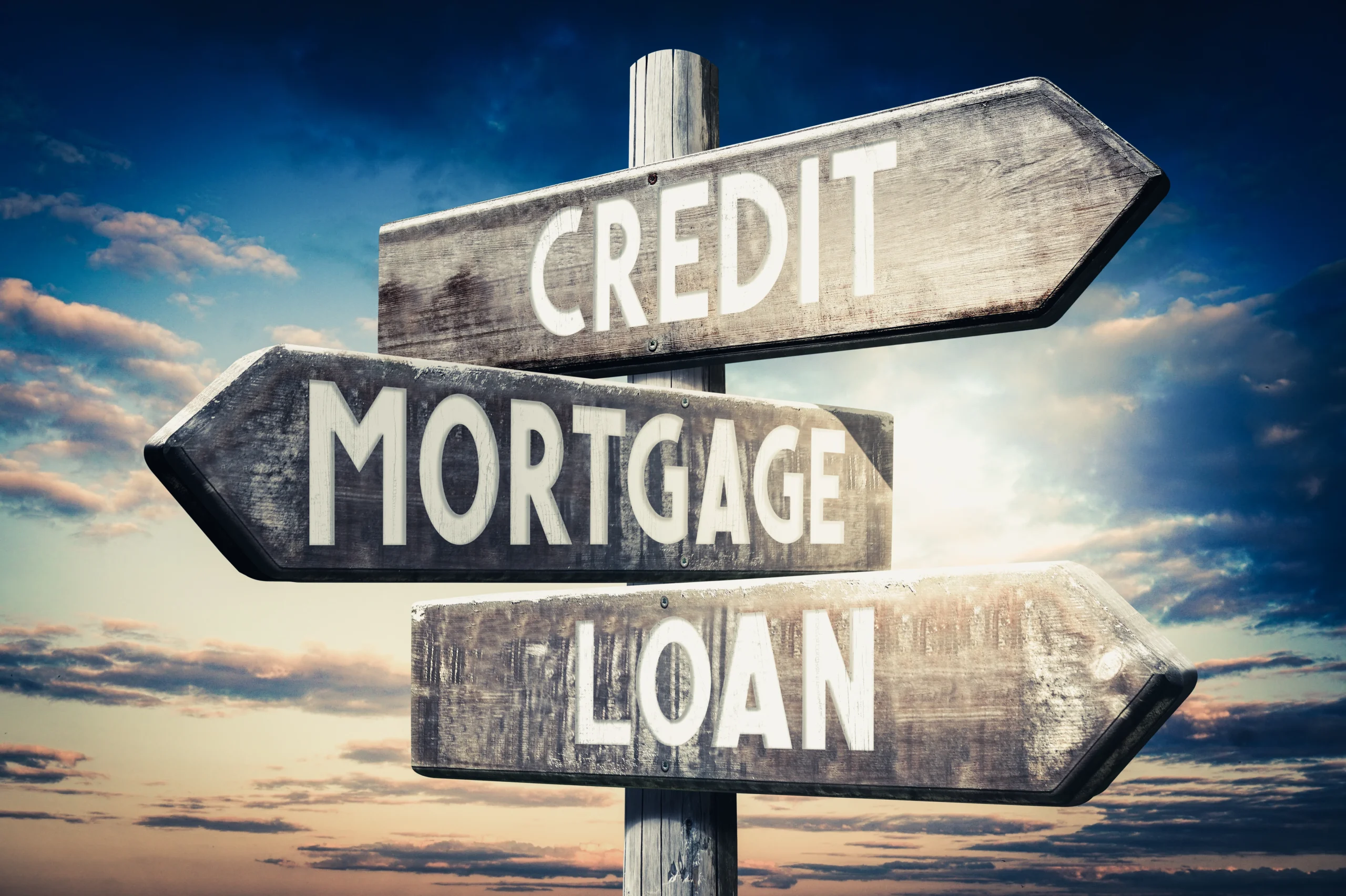 type of mortgage loan and down payment on house