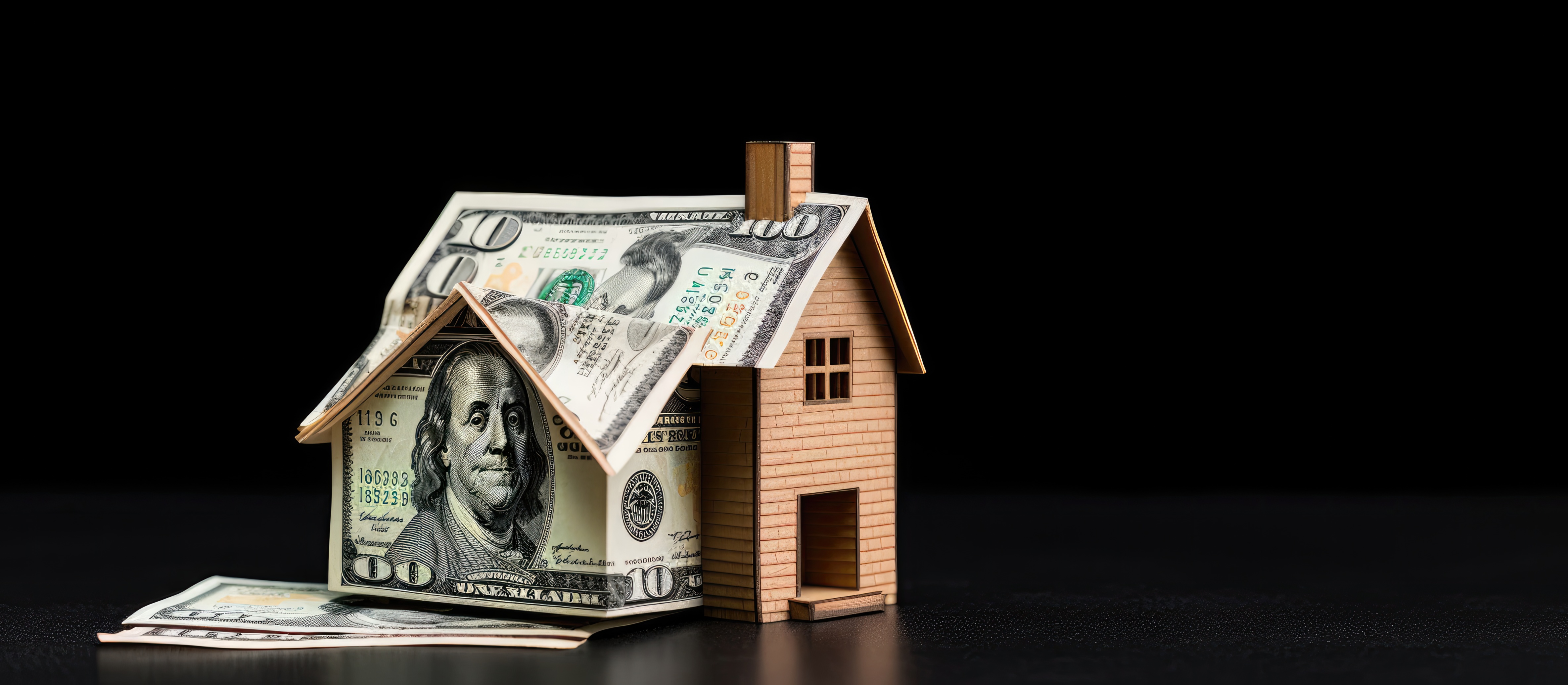 Cash payment exchanged for house keys