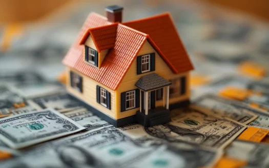 Cash payment exchanged for house keys