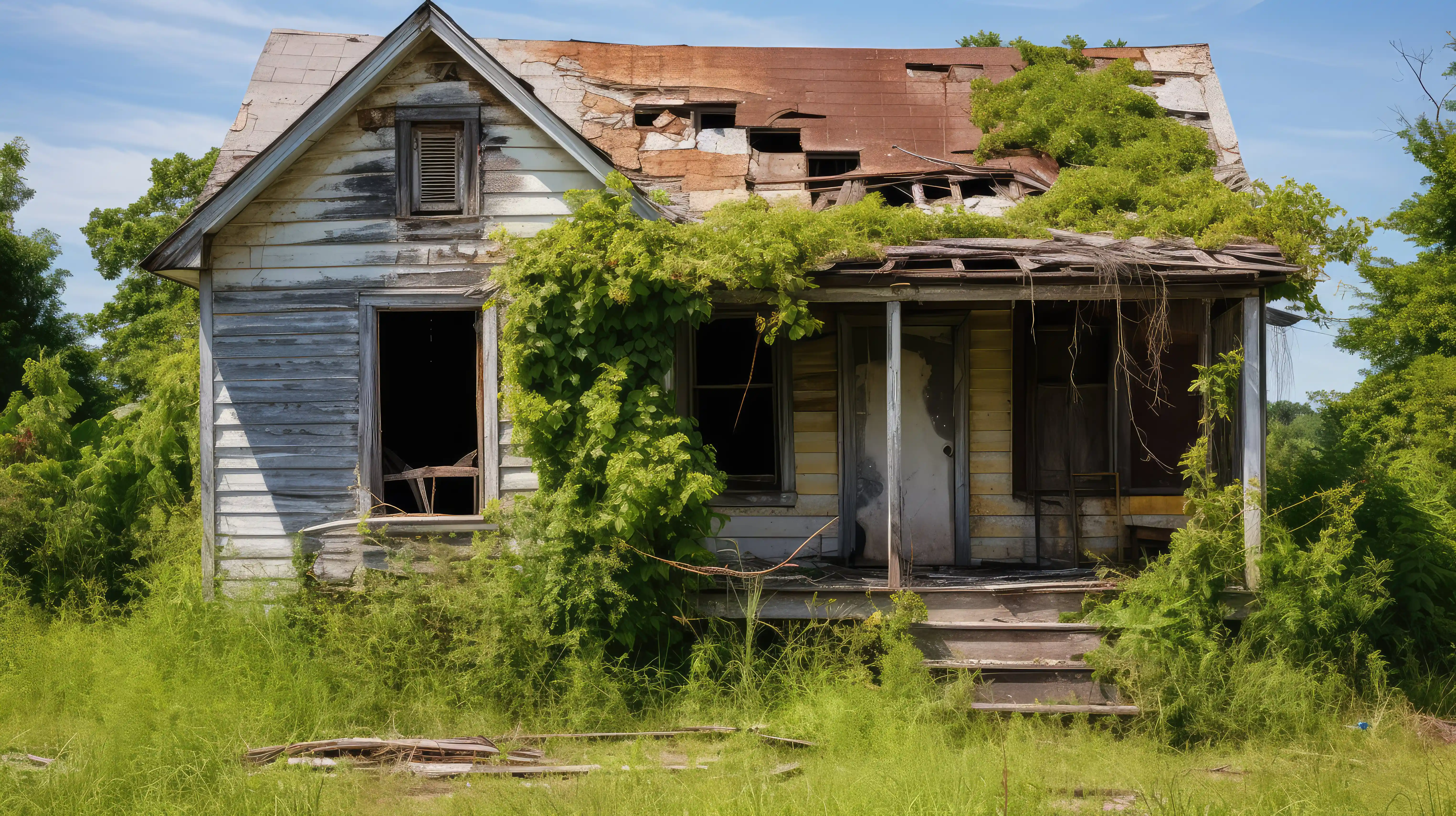 Fixer-upper interior awaiting renovation