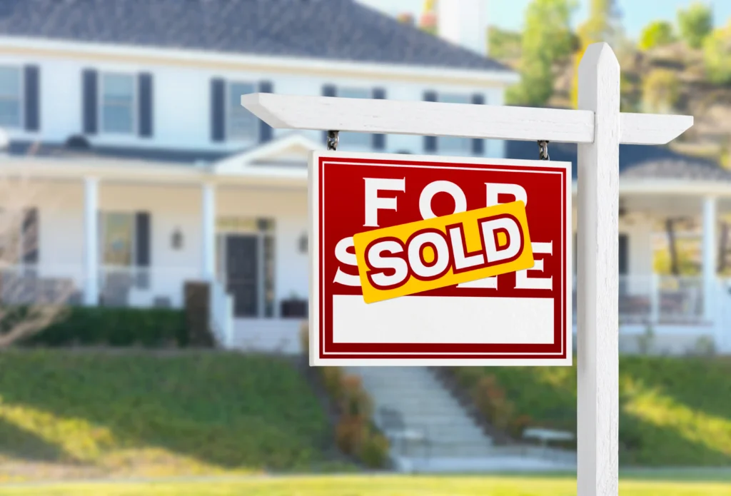 SOLD sign outside a Virginia Beach home